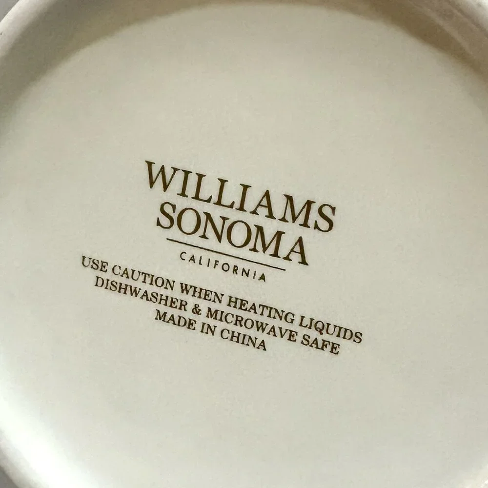 Willaim Sonoma Scottish Tartan Red Plaid Holiday Coffee Mug